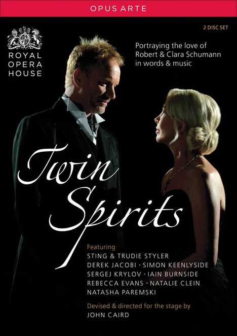 Robert Schumann (1810-1856): Twin Spirits - Portraying the Love of Robert &amp; Clara, 2 DVDs