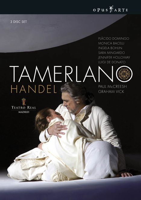 Georg Friedrich Händel (1685-1759): Tamerlano, 3 DVDs