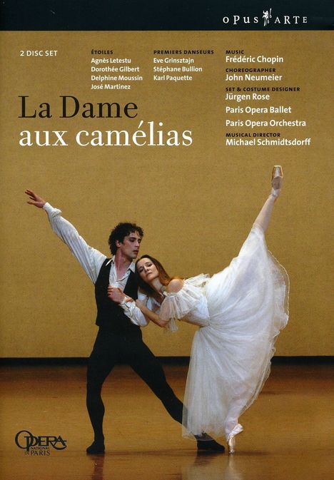 Ballet de l'Opera National de Paris - La Dame aux camelias (Chopin), 2 DVDs