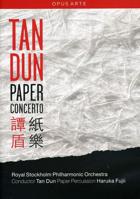 Tan Dun (geb. 1957): Paper Concerto für Paper Percussion &amp; Orchestra, DVD
