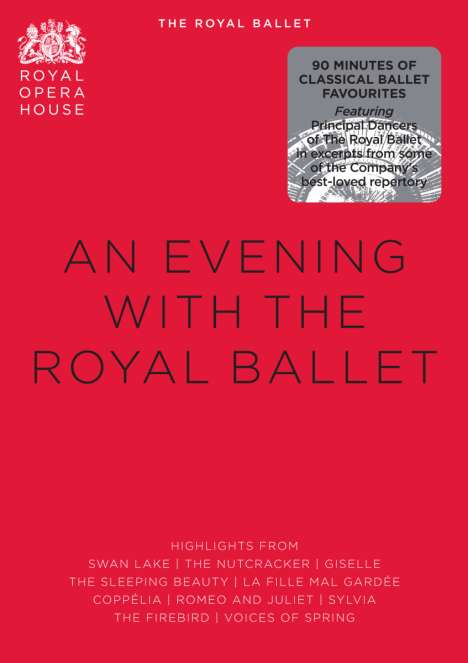 An Evening with the Royal Ballet, DVD