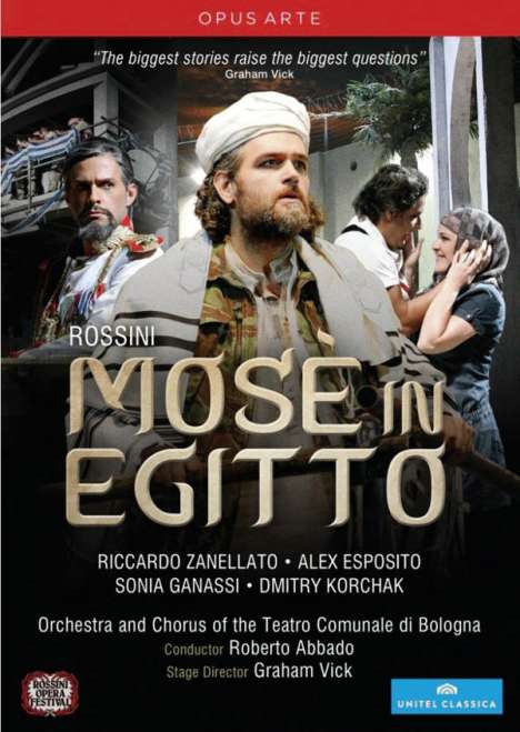 Gioacchino Rossini (1792-1868): Mose in Egitto (Fassung von 1819), DVD