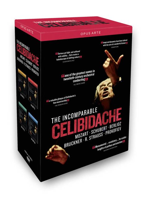 The Incomparable Celibidache, 4 DVDs