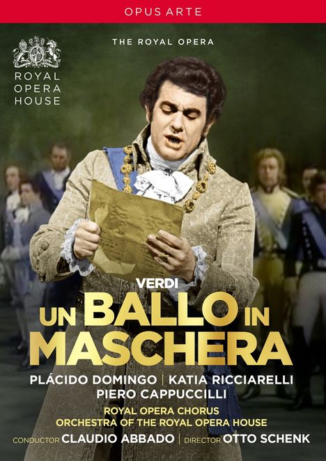 Giuseppe Verdi (1813-1901): Un Ballo in Maschera, DVD