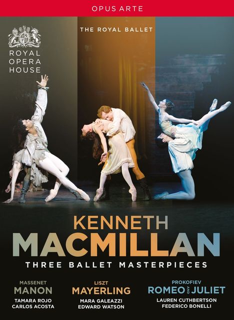 Kenneth MacMillan - Three Ballet Masterpieces, 4 DVDs