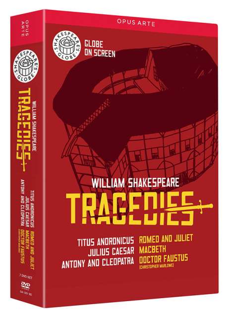 William Shakespeare: Tragedies, 7 DVDs