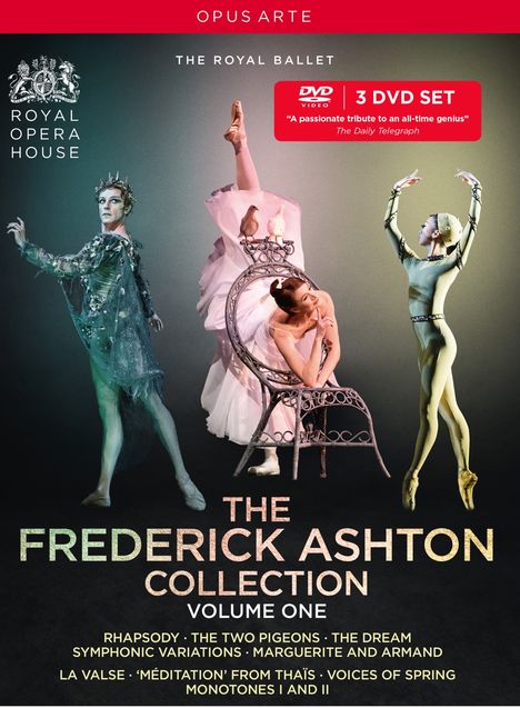 The Frederick Ashton Collection, 3 DVDs