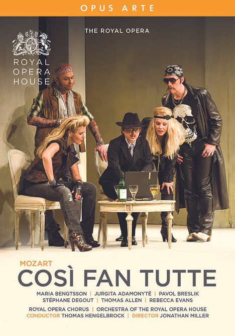 Wolfgang Amadeus Mozart (1756-1791): Cosi fan tutte, DVD