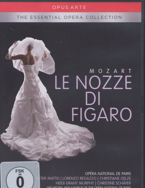 Wolfgang Amadeus Mozart (1756-1791): Die Hochzeit des Figaro, 2 DVDs