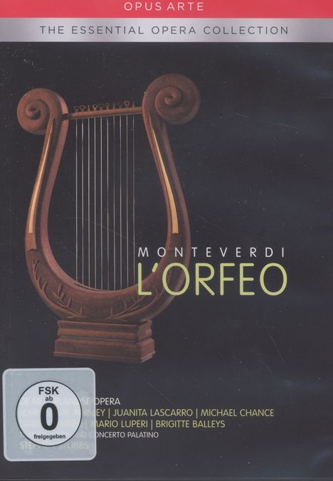 Claudio Monteverdi (1567-1643): L'Orfeo, 2 DVDs