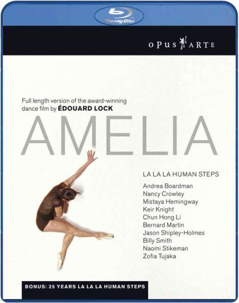 Filmmusik: La La La Human Steps - Amelia (Tanzfilm), Blu-ray Disc
