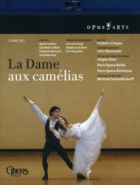 Ballet de l'Opera National de Paris - La Dame aux Camelias (Chopin), 2 Blu-ray Discs