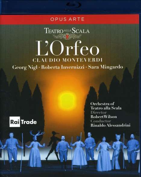 Claudio Monteverdi (1567-1643): L'Orfeo, Blu-ray Disc