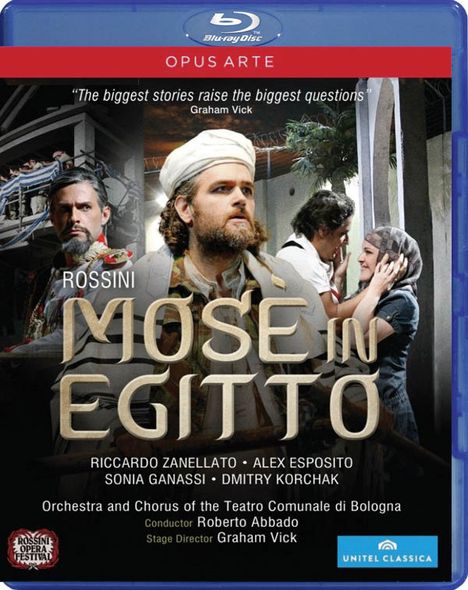 Gioacchino Rossini (1792-1868): Mose in Egitto (Fassung von 1819), Blu-ray Disc