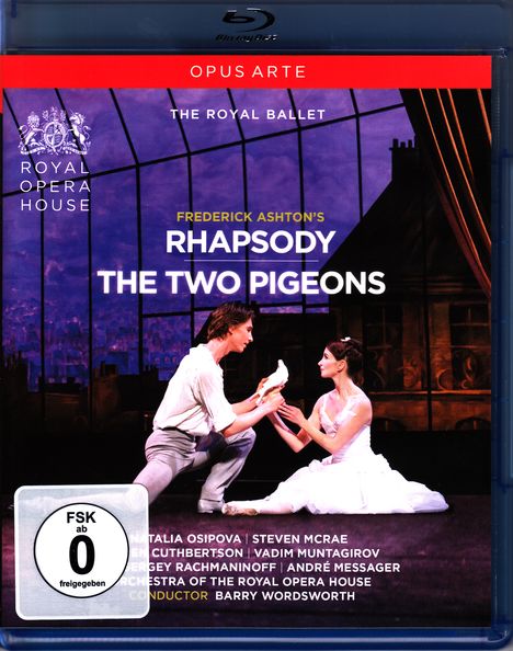 The Royal Ballet: Frederick Ashton's Rhapsody / The Two Pigeons, Blu-ray Disc