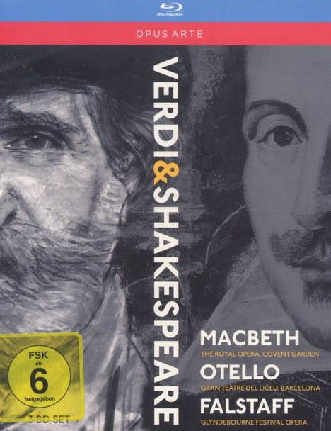 Giuseppe Verdi (1813-1901): Verdi & Shakespeare, 3 Blu-ray Discs