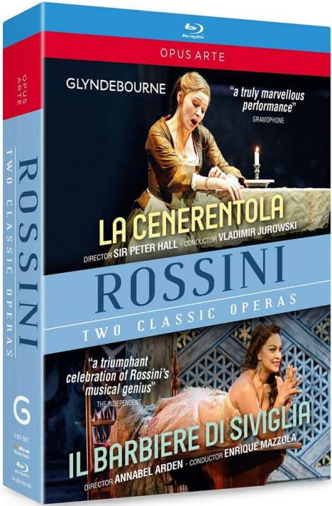 Gioacchino Rossini (1792-1868): Der Barbier von Sevilla, 2 Blu-ray Discs