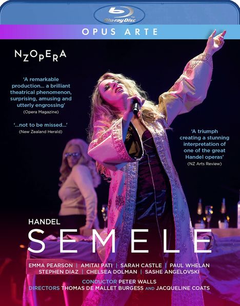 Georg Friedrich Händel (1685-1759): Semele, Blu-ray Disc