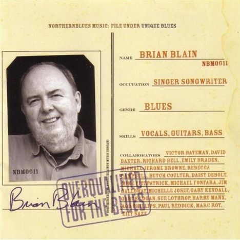 Brain Blain: Overqualified For The Blues, CD