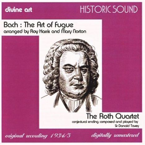 Johann Sebastian Bach (1685-1750): Die Kunst der Fuge BWV 1080 für Streichquartett, CD