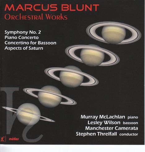 Marcus Blunt (geb. 1947): Symphonie Nr.2, CD