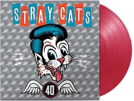 Stray Cats: 40 (180g) (Limited Edition) (Red Vinyl), LP
