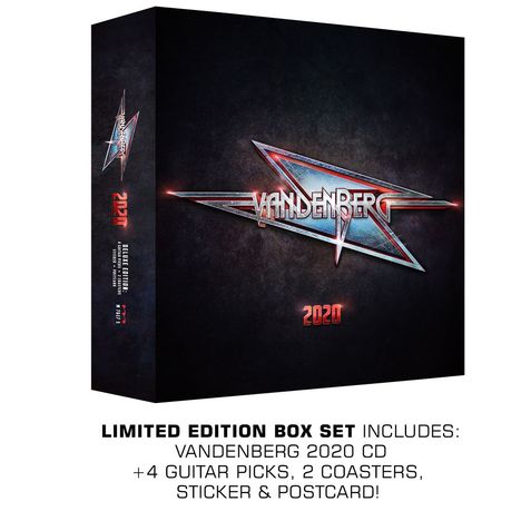 Vandenberg: 2020 (Limited Edition Box Set), 1 CD und 1 Merchandise