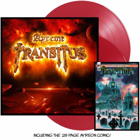 Ayreon: Transitus (180g) (Limited Edition) (Red Vinyl ) (+28-seitiges Comicbuch), 2 LPs