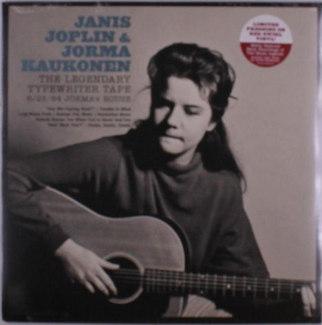 Janis Joplin &amp; Jorma Kaukonen: The Legendary Typewriter Tape 6/25/64 Jorma's House (Limited Edition) (Red Swirl Vinyl), LP