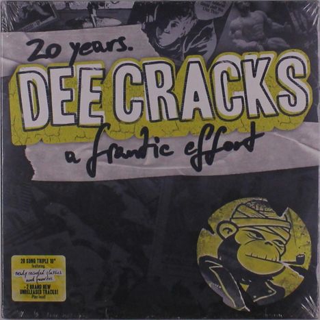 Dee•Cracks: 20 Years. A Frantic Effort, 3 Singles 10"