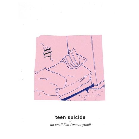 Teen Suicide: DC Snuff Film/Waste Yrself (Coke Bottle Green Vinyl), LP