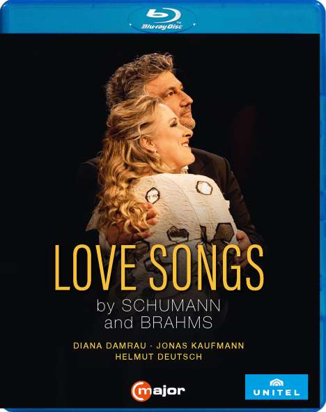 Diana Damrau &amp; Jonas Kaufmann - Love Songs by Schumann and Brahms, Blu-ray Disc