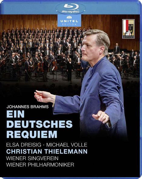 Johannes Brahms (1833-1897): Ein Deutsches Requiem op.45, Blu-ray Disc