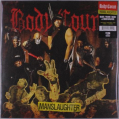 Body Count: Manslaughter (Black/Yellow/Black W/ Silver Splatter Vinyl), LP