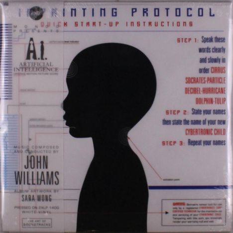 John Williams (geb. 1932): A.I. Artificial Intelligence (O.S.T.) (White Vinyl), 2 LPs