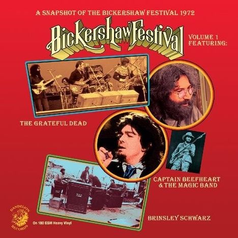 A Snapshot Of The Bickershaw Festival 1972 Vol 1 (featuring Grateful Dead), LP