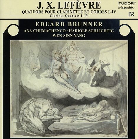 Jean Xavier Lefevre (1763-1829): Klarinettenquartette Nr.1-4, CD