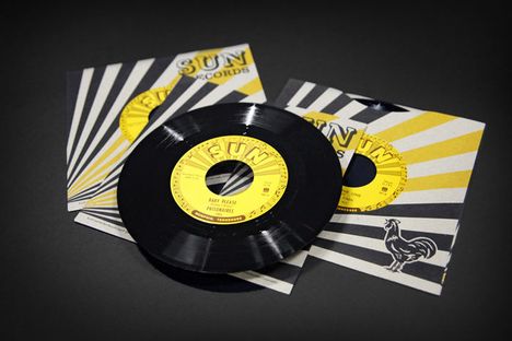 Johnny Cash: Get Rhythm / I Walk The Line, Single 7"