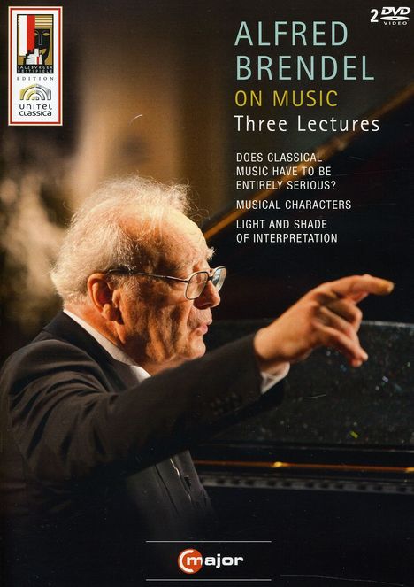 Alfred Brendel - On Music (3 Lectures), 2 DVDs