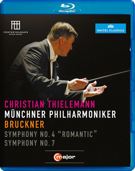 Anton Bruckner (1824-1896): Symphonien Nr.4 &amp; 7, Blu-ray Disc