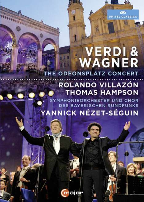 Rolando Villazon &amp; Thomas Hampson - Verdi &amp; Wagner (The Odeonsplatz Concert), DVD