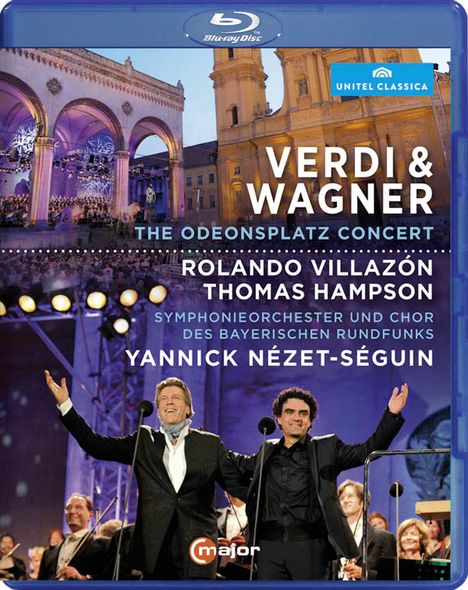 Rolando Villazon &amp; Thomas Hampson - Verdi &amp; Wagner (The Odeonsplatz Concert), Blu-ray Disc