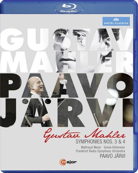 Gustav Mahler (1860-1911): Symphonie Nr. 3 &amp; 4, Blu-ray Disc