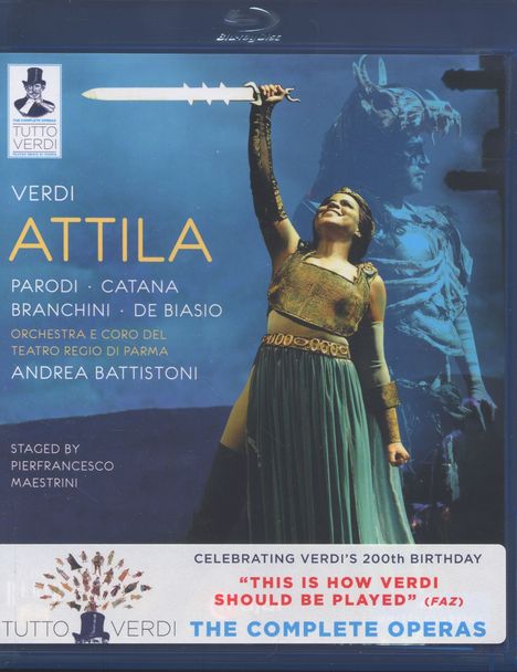 Giuseppe Verdi (1813-1901): Tutto Verdi Vol.8: Attila (Blu-ray), Blu-ray Disc