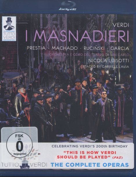 Giuseppe Verdi (1813-1901): Tutto Verdi Vol.11: I Masnadieri (Blu-ray), Blu-ray Disc