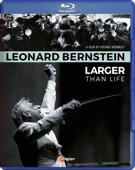 Leonard Bernstein (1918-1990): Leonard Bernstein - Larger Than Life (Dokumentation), Blu-ray Disc