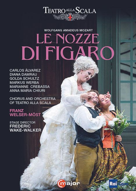 Wolfgang Amadeus Mozart (1756-1791): Die Hochzeit des Figaro, 2 DVDs