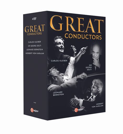 Great Conductors (Dokumentationen von Georg Wübbelt), 4 DVDs