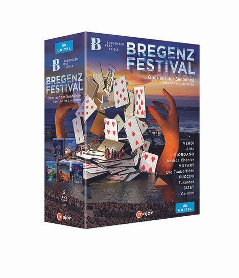 Bregenzer Festspiele (5 Opern-Inszenierungen), 5 Blu-ray Discs