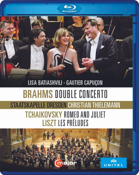Johannes Brahms (1833-1897): Konzert für Violine,Cello &amp; Orchester h-moll op.102, Blu-ray Disc